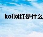 kol網(wǎng)紅是什么意思（kol網(wǎng)紅是什么意思）