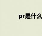 pr是什么軟件（pr是什么軟件）