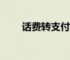 話費轉支付寶流程（話費轉支付寶）