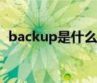 backup是什么詞（backup是什么文件夾）