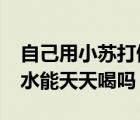 自己用小蘇打做蘇打水喝可以嗎?（自制蘇打水能天天喝嗎）