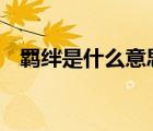 羈絆是什么意思妲己（fgo羈絆有什么用）