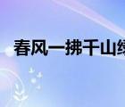 春風一拂千山綠下一句（春風一拂千山綠）