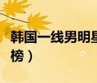 韓國(guó)一線男明星排行榜（最帥韓國(guó)男明星排行榜）