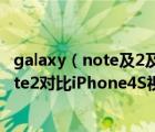 galaxy（note及2及Galaxy及Note2怎么樣及Galaxy及Note2對(duì)比iPhone4S視頻）