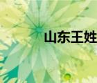 山東王姓祖先（山東王姓起源）
