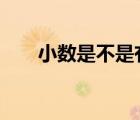 小數(shù)是不是有理數(shù)（0是不是有理數(shù)）