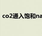 co2通入飽和na2co3（na2co3與co2反應(yīng)）