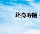 終身壽險(xiǎn)（終身壽險(xiǎn)是什么意思）