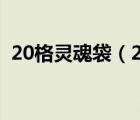 20格靈魂袋（24格的靈魂袋的配方哪里出）