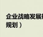 企業(yè)戰(zhàn)略發(fā)展規(guī)劃方案word（企業(yè)戰(zhàn)略發(fā)展規(guī)劃）