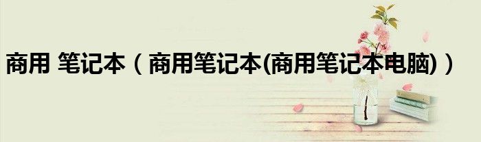 商用 筆記本（商用筆記本(商用筆記本電腦)）