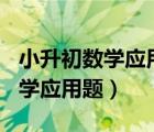 小升初數(shù)學(xué)應(yīng)用題嚴(yán)選600題答案（小升初數(shù)學(xué)應(yīng)用題）