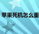 蘋果死機怎么重啟（蘋果手機死機怎么重啟）