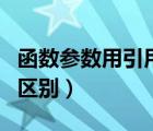 函數(shù)參數(shù)用引用和指針的區(qū)別（引用和指針的區(qū)別）