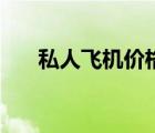 私人飛機價格表圖片（私人飛機價格）