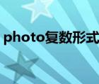 photo復數(shù)形式是什么（photo的復數(shù)形式）