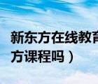 新東方在線教育如何（可以網(wǎng)上在線學(xué)習(xí)新東方課程嗎）