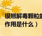 銀翹解毒顆粒的功效是什么（銀翹解毒顆粒的作用是什么）