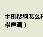 手機搜狗怎么打拼音帶聲調(diào)（搜狗怎么打拼音帶聲調(diào)）
