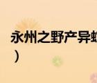 永州之野產(chǎn)異蛇的異的解釋（永州之野產(chǎn)異蛇）