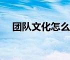 團(tuán)隊(duì)文化怎么寫范文（團(tuán)隊(duì)文化怎么寫）