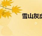 雪山灰虎網(wǎng)課（雪山灰虎網(wǎng)）