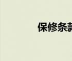 保修條款如何定（保修條款）