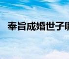奉旨成婚世子哪里逃番茄小說(shuō)（奉旨成婚）