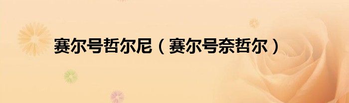 賽爾號哲爾尼（賽爾號奈哲爾）