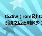 t528w（rom及htc及t528w及可用ram和rom多大及去掉系統(tǒng)之后還剩多少）