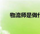 物流師是做什么的（物流是做什么的）