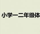 小學(xué)一二年級體育教案（一二年級體育教案）