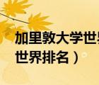 加里敦大學(xué)世界排名第幾2022（加里敦大學(xué)世界排名）