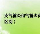 支氣管炎和氣管炎有什么區(qū)別呀（支氣管炎和氣管炎有什么區(qū)別）