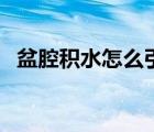 盆腔積水怎么引起的原因女性（盆腔積水）
