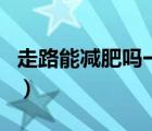 走路能減肥嗎一天要走多久才（走路能減肥嗎）
