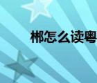 郴怎么讀粵語(yǔ)發(fā)音視頻（郴怎么讀）