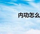 內(nèi)功怎么練圖片（內(nèi)功怎么練）
