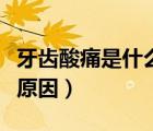 牙齒酸痛是什么原因造成的（牙齒酸痛是什么原因）
