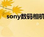 sony數(shù)碼相機官網(wǎng)(sony（相機及官網(wǎng))）