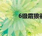6級(jí)霜狼徽章在哪換（6級(jí)霜狼）