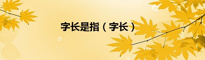 字長(zhǎng)是指（字長(zhǎng)）