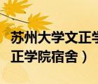 蘇州大學文正學院宿舍能養(yǎng)貓嗎（蘇州大學文正學院宿舍）