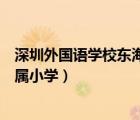 深圳外國(guó)語(yǔ)學(xué)校東海附屬小學(xué)好嗎（深圳外國(guó)語(yǔ)學(xué)校東海附屬小學(xué)）