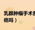 乳腺腫瘤手術費大概多少錢（哺乳期會得乳腺癌嗎）