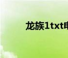 龍族1txt電子書下載（龍族1txt）