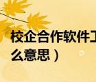 校企合作軟件工程（校企合作軟件外包專業(yè)什么意思）