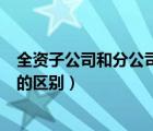 全資子公司和分公司有什么區(qū)別（集團分公司和全資子公司的區(qū)別）