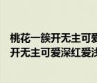 桃花一簇開無主可愛深紅愛淺紅意思失意的意思（桃花一簇開無主可愛深紅愛淺紅的意思）